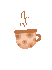 jezeldeguzman coffee cup mug hot coffee Sticker