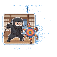 DrSimiTokyo kawaii ninja arigato konnichiwa Sticker
