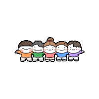 ddidu 친구 하하 가족 윤씨오남매 Sticker