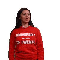 Proud Pat On The Back Sticker by University of Twente