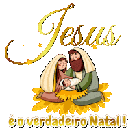 Feliz Natal Jesus Sticker