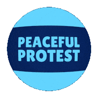 Peace Protest Sticker