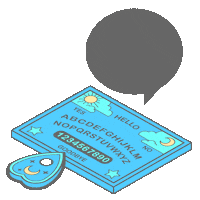 Ouija Board New Post Sticker