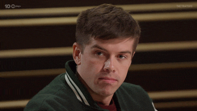 Oh No Omg GIF by The Traitors Australia