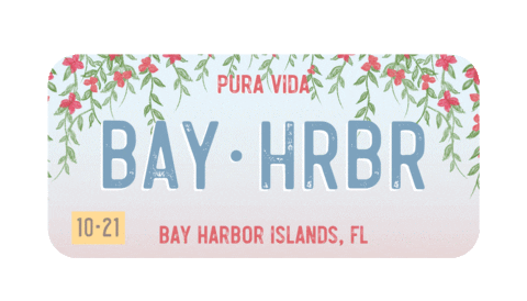 Bay Harbor Sticker by Pura Vida Miami