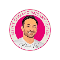 ceramicimplantguy aesthetic michael mike dental Sticker