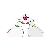 Couple Love Sticker by Dovemania!
