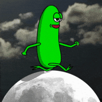 To The Moon Run GIF by DIL