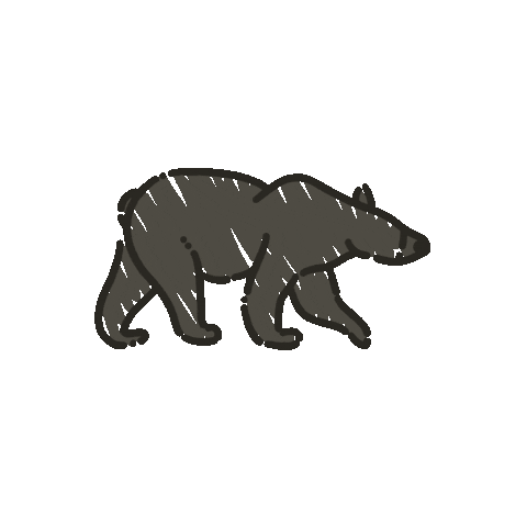 mtnandmoor giphyupload nature bear wild Sticker