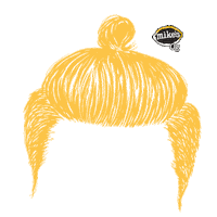 Flow Moustache Sticker by mikeslemonadeca