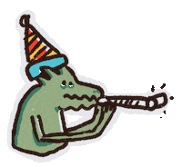 Happy Birthday Party Sticker by Leon Nikoo