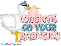 baby girl STICKER