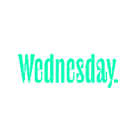 Wednesday Morning Week Sticker
