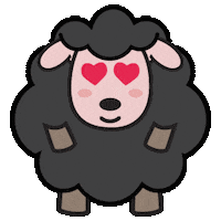 theblacksheepsurvives wow hearts in love heart eyes Sticker