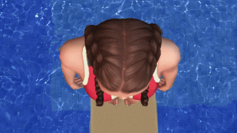 Summer Swimming GIF by The Sims