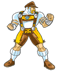 Superhero Bayern Sticker by Tracht Man