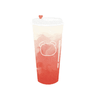 Bubble Tea Strawberry Sticker