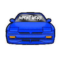 Drifting Nissan Silvia Sticker by ImportWorx
