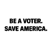Vote Save America Sticker by Crooked Media