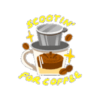 FlyScootSG food coffee travel holiday Sticker