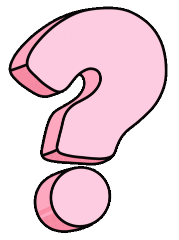 Asking Question Mark Sticker by Creative Mule