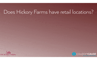 Hickory Farms Faq GIF by Coupon Cause