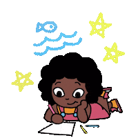 Fun Kids Sticker by El Perro en la Luna