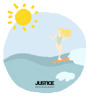 Summer Time Beach Sticker by Just Cuts Salons