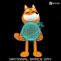 Spinning Globe Space Background GIF by BONK