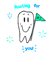 hopenwide smile teeth dental tooth Sticker
