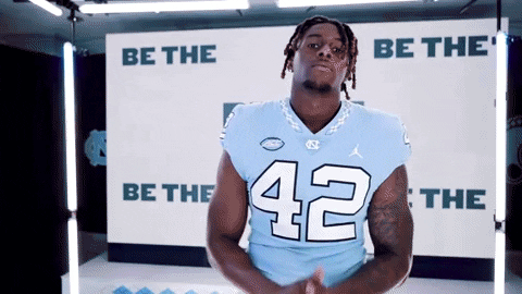 North Carolina Football GIF by UNC Tar Heels