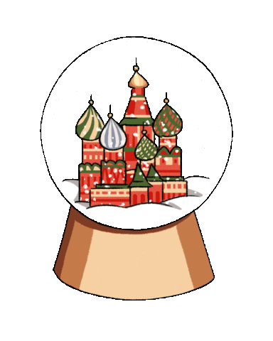New Year Snow Sticker