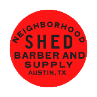 SHEDBARBER hair texas barber austin Sticker