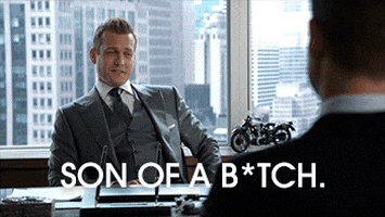harvey specter sob GIF by Suits