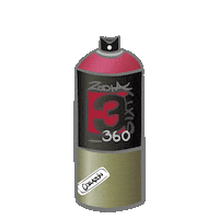 ZODHA graffiti spray colores 360 Sticker