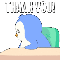 Thank You So Much Sticker by Pudgy Penguins