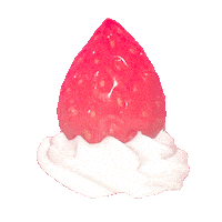 Cake Strawberry Sticker