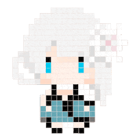 Nier Replicant Pixel Sticker