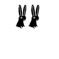 Bike Rabbit Sticker by Heard Creative