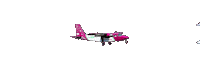 CostaRicaGreenAir green fly plane airplane Sticker