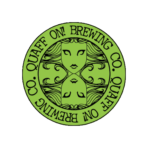 quaffonbrewingco giphygifmaker beer craftbeer brewery Sticker