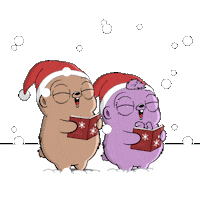 Merry Christmas Singing Sticker by Fugz Official