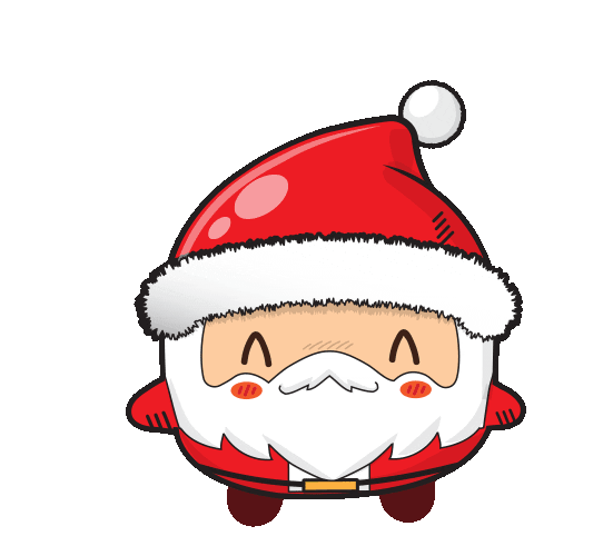 Santa Claus Christmas Sticker by Scentco Inc