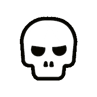 Skull Love Sticker
