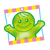 happy jelly baby Sticker by heehee.m