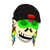 Hip-Hop Cartoon Sticker