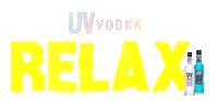 summer relaxing Sticker by UV Vodka