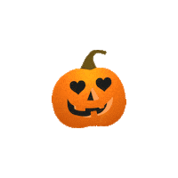 Halloween Pumpkin Sticker by Kim Campbell
