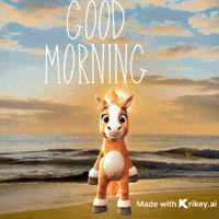 Good Morning Hello GIF by Krikey AI