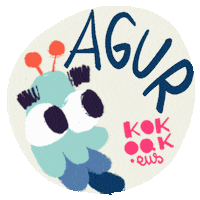 Kai Goodbye Sticker by KOKOAK Eider Eibar